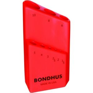 NEW Bondhus #18099 Bond‎ Hex Key Set Case Holder L-Wrenches K-9 1.5-10mm Metric